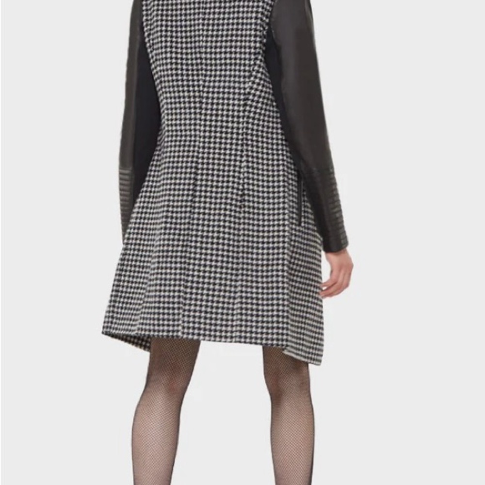 RUDSAK TAPLIN WOMEN'S WOOL COAT WITH LEATHER SLEEVES! Brandnew tag attached 695$ - Picture 5 of 10